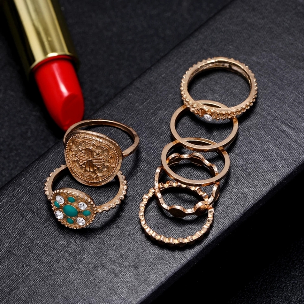 ๐โจ Aztec Ring Set - Picture 4 of 6
